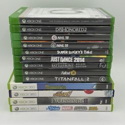 Xbox One And Xbox 360 Game Lot (13) - All Tested And Working! - 
