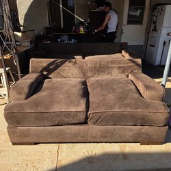 one couche and one love seat