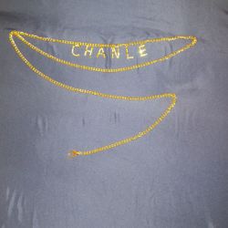 Gold chain belt