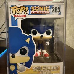 Funko Pop- Sonic With Ring 283- PSA Gem Mint 10