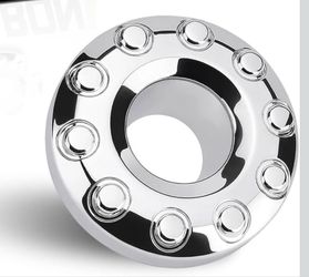 Front 10 Lug Chrome Wheel Center Hub Cap Compatible with Ford F450 F550 Super...