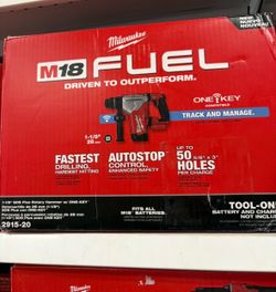 Milwaukee new 1 1/8” rotary hammer one key