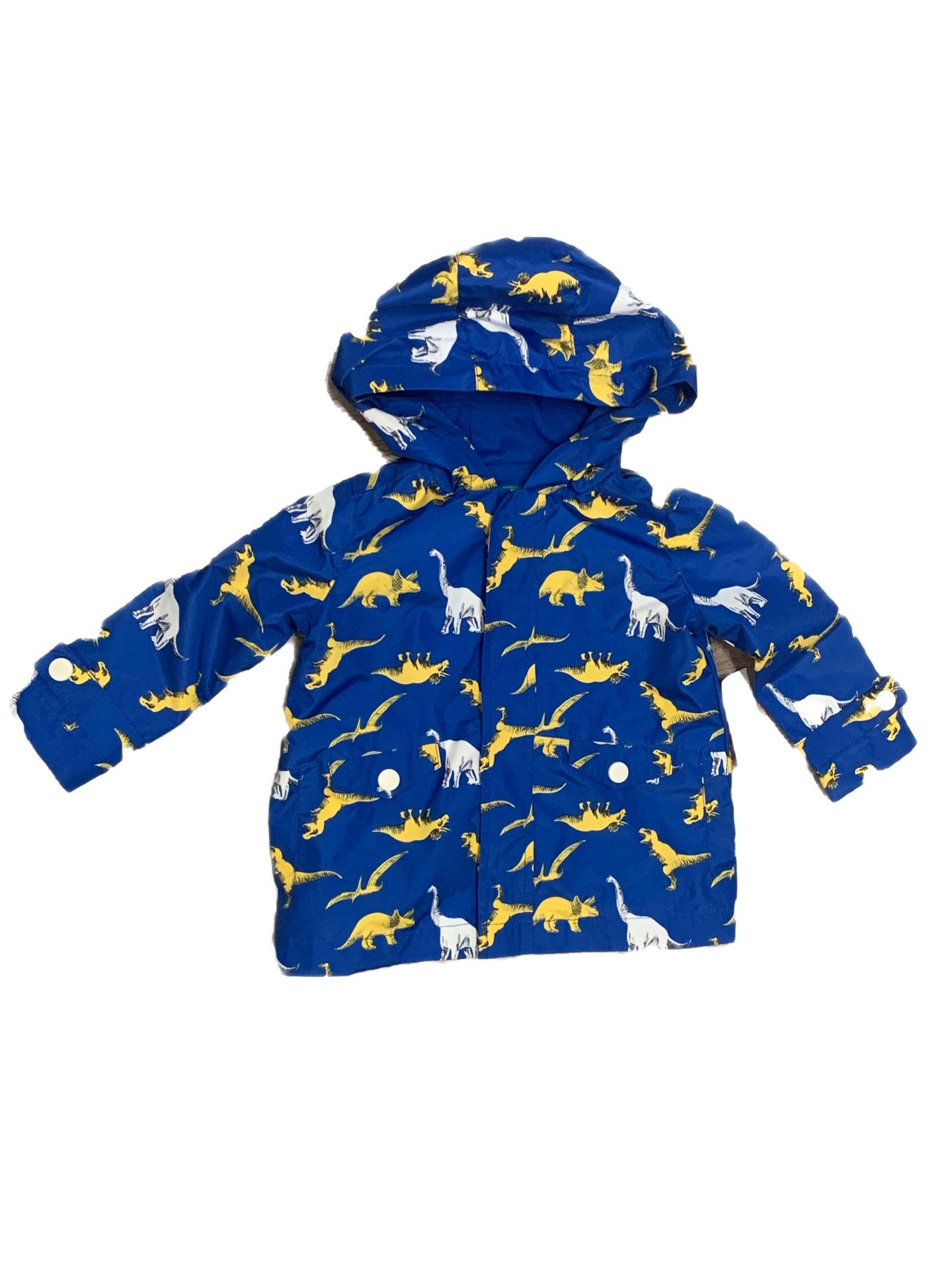 Boys NEW Rain Jacket Blue Dino 1 Yr Old