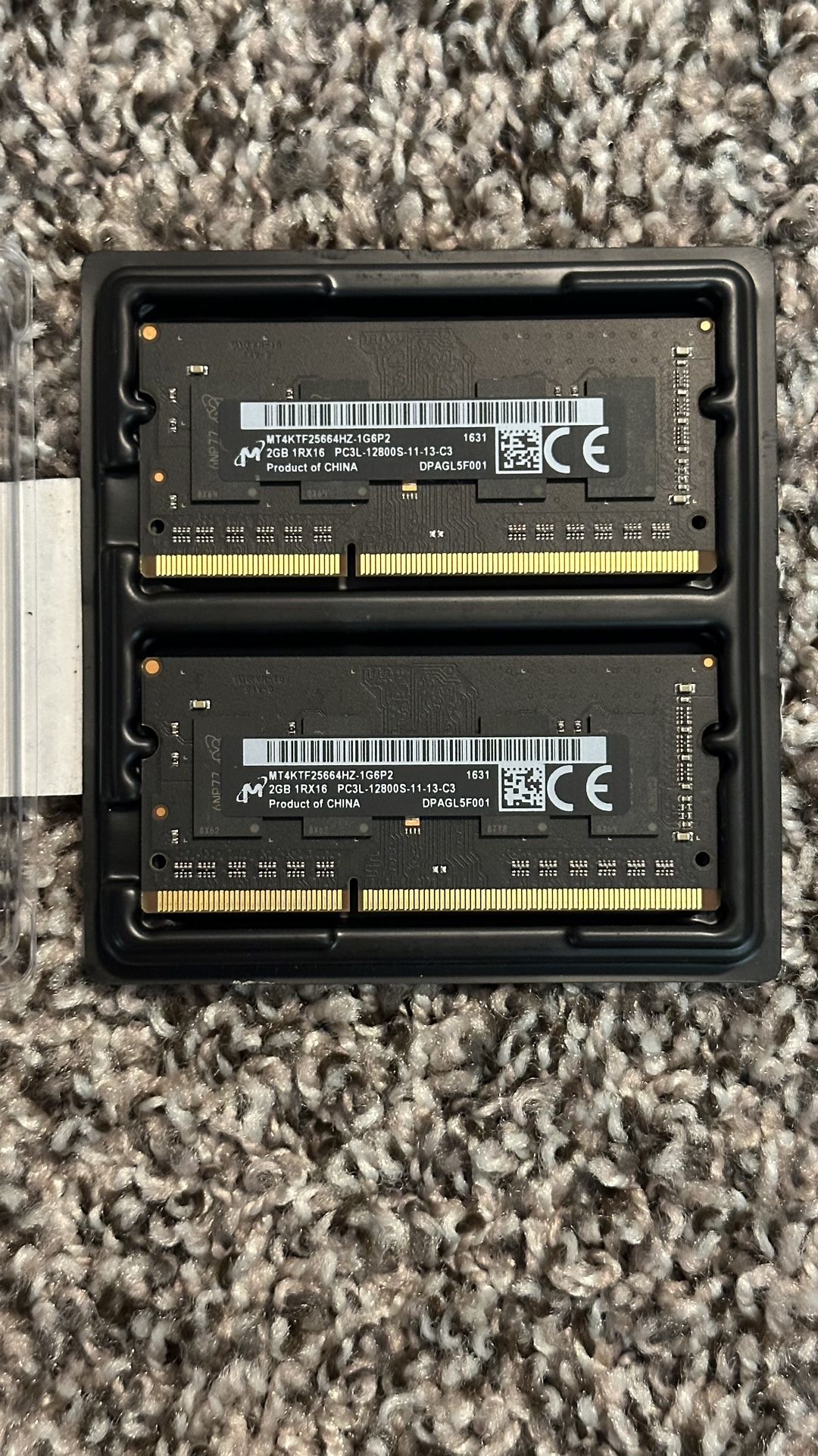 Original MacBook Pro Memory Ram 4GB 2x2