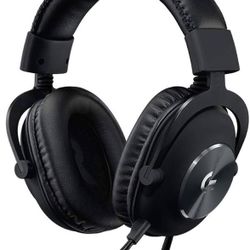 Logitech G Pro X Wired Gaming Headset: Blue VO!CE Detachable Boom Mic, DTS 7.1, 50 Mm Drivers, USB/3.5mm Aux, Spare Memory Foam Ear Pads, USB DAC & Ba