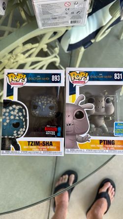 Funko pop doctor who convention exclusives set