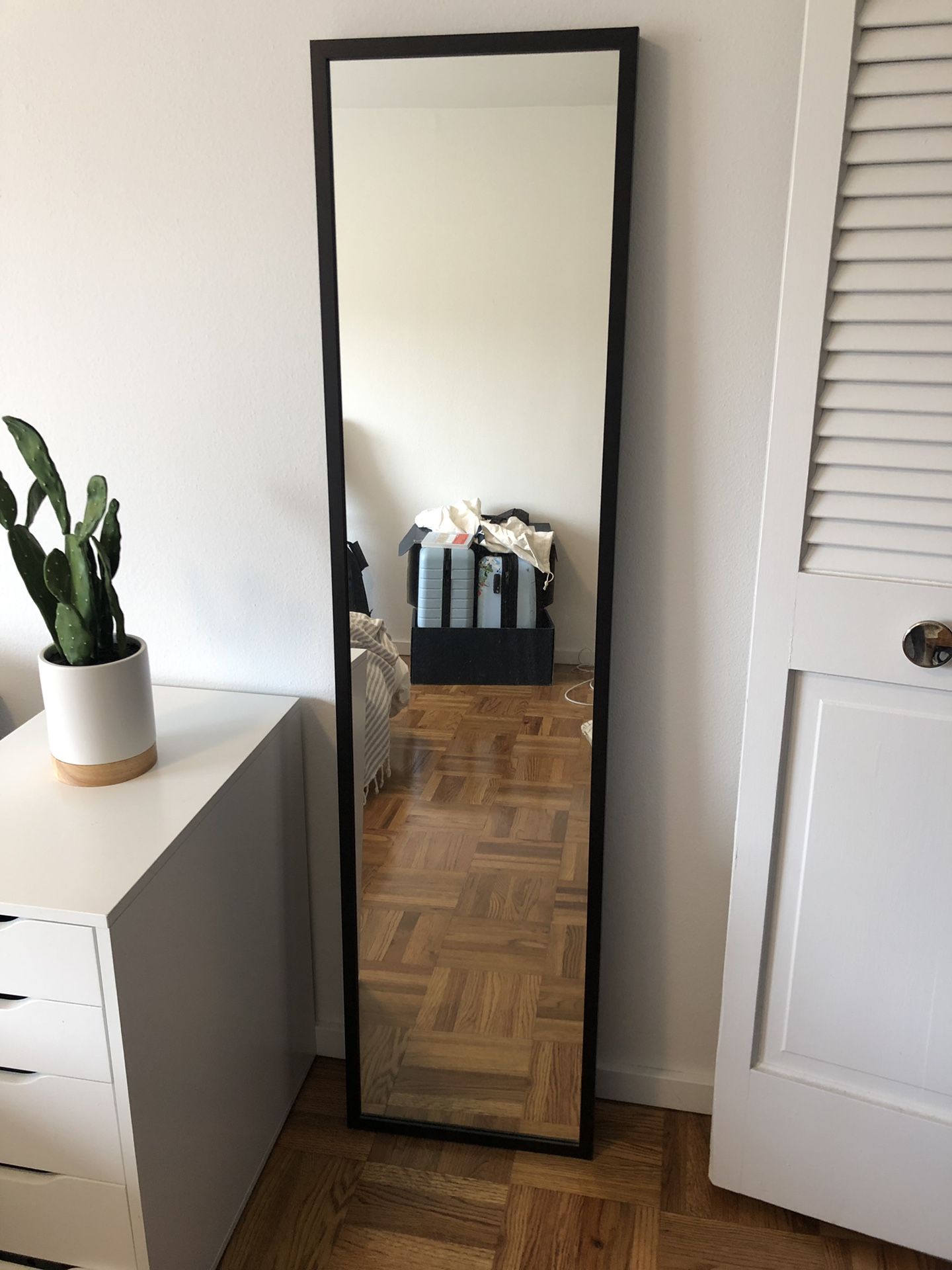 IKEA Full Length Mirror - Dark Brown