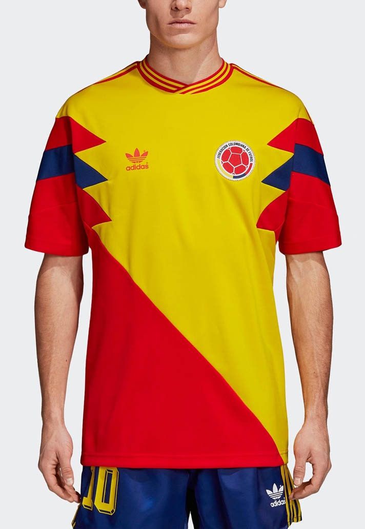 Camiseta Adidas Originals Colombia Mundial 2018 Mash-Up