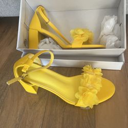 Yellow High heels 