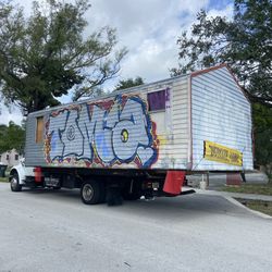 Sheds Relocated , Movemo Casita De Patio Container Rv Trailer Crane Available 