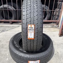 (2) used 255 70 18 Bridgestone