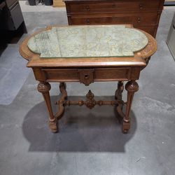 Antique End Table Or Small Desk