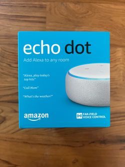 Amazon Echo Dot (3rd Gen) - Smart Speaker with Alexa (White)