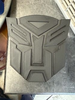 Transformers Dark Autobot Trailer Hitch Receiver Cover Tow Towing Plug Cap 2x2"