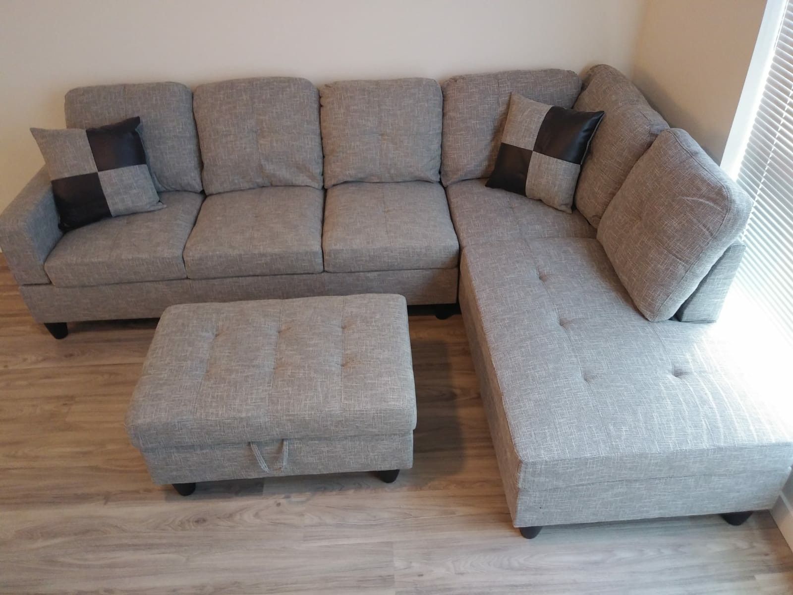 Sectional and Ottoman