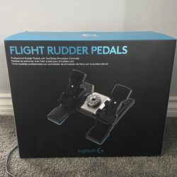 Flight rudder pedals