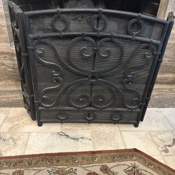 Heavy Decorative Fireplace Screen