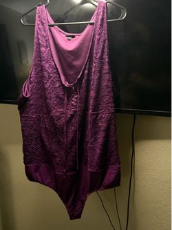 Torrid 4 Plum Bodysuit
