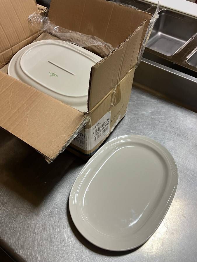 Oneida Platter China White Food Plate