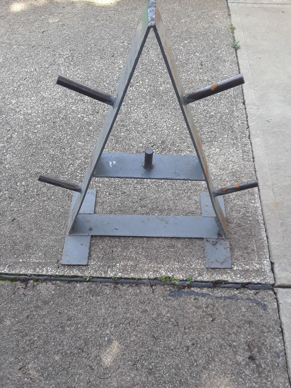 Weight Plate Tree Stand Holder