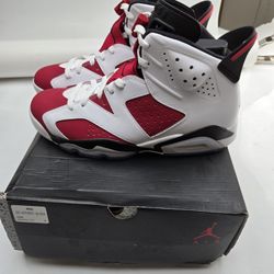 Jordan 6 Carmine (2014) Size 8