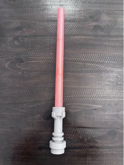 Starwars Life-size Lego Lightsaber Translucent Pink