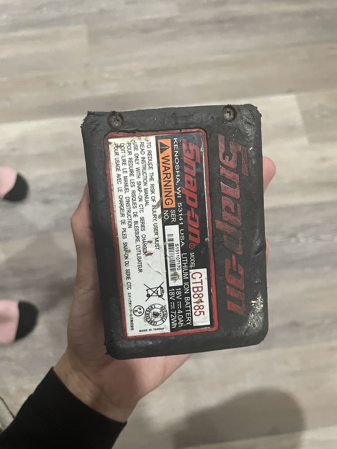 Snap On Battery