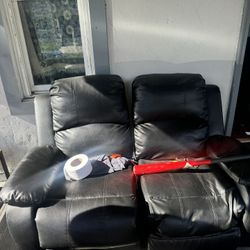 Leather Couch 