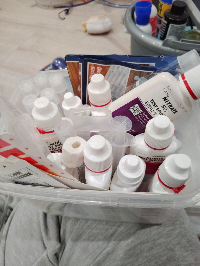 Salt Water Fish Tank Cleaning And Test Kit Supplies