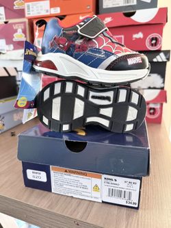 Kids Marvel Spiderman Size 6 Shoes