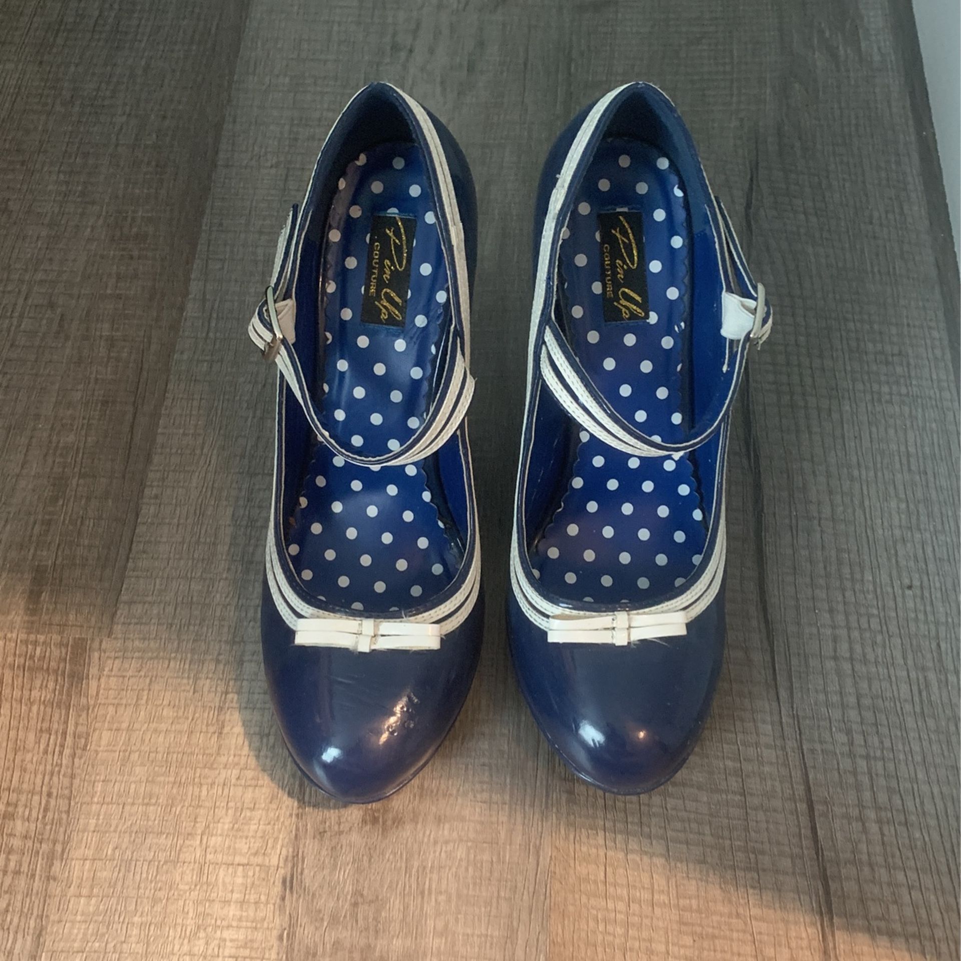 Retro Wedge Heel