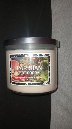 PARISIAN HOT COCOA CANDLE for Hollidays