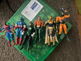 6 action figures