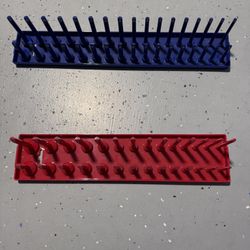 US General SAE and Metric Socket Tray Storage Organizer 2 Trays Total