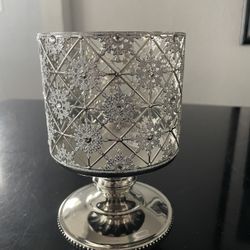 Bath & Body Works Geo Snowflake Pedestal Candle Holder