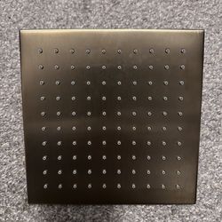 Kohler Honesty 8" single-function rainhead in a bronze finish,