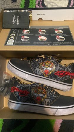 EdHardy x Wheelies shoe collab