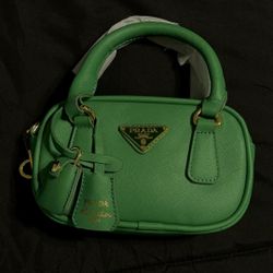 Green Prada Purse