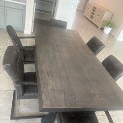 7 foot resin dining table
