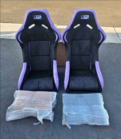 J2 Universal Racing Bucket Seats Asientos Deportivos Universales