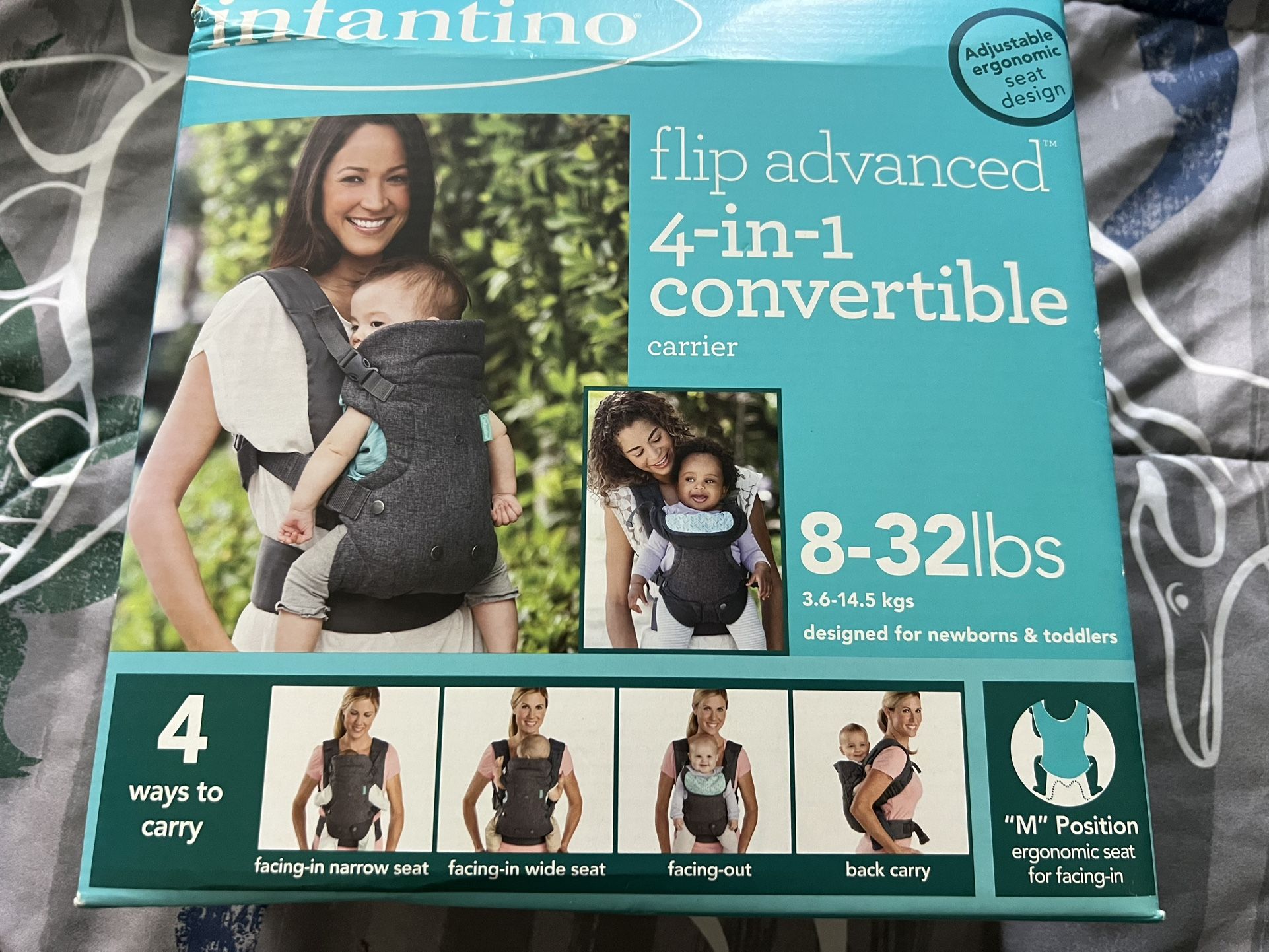 Infantino 4 In 1 Convertible Baby Carrier 
