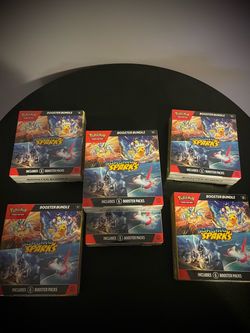 Surging Sparks Booster Bundles (Factory Sealed) Pokemon Card Boxes