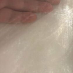 Fabric polyester white sheer organza sewing dressmaking crafting wedding decor cloth material