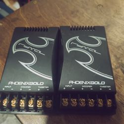 Phoenix Gold component crossovers two-way.