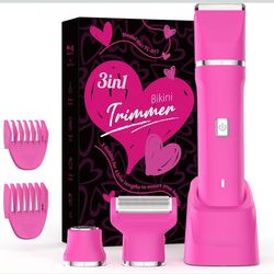 3in1 Bikini Trimmer Hot Pink TC-017