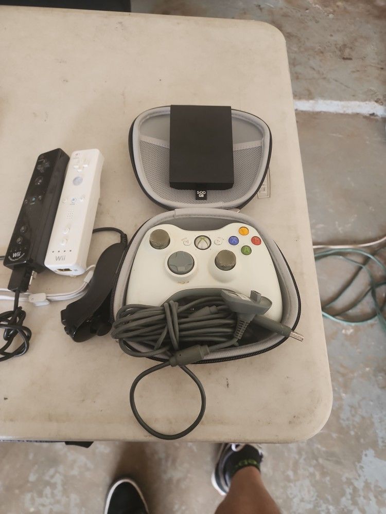 Games Controls And HD 500 Gb Xbox 360