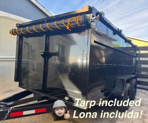 New 12ft Long Hydraulic Dump Trailer
