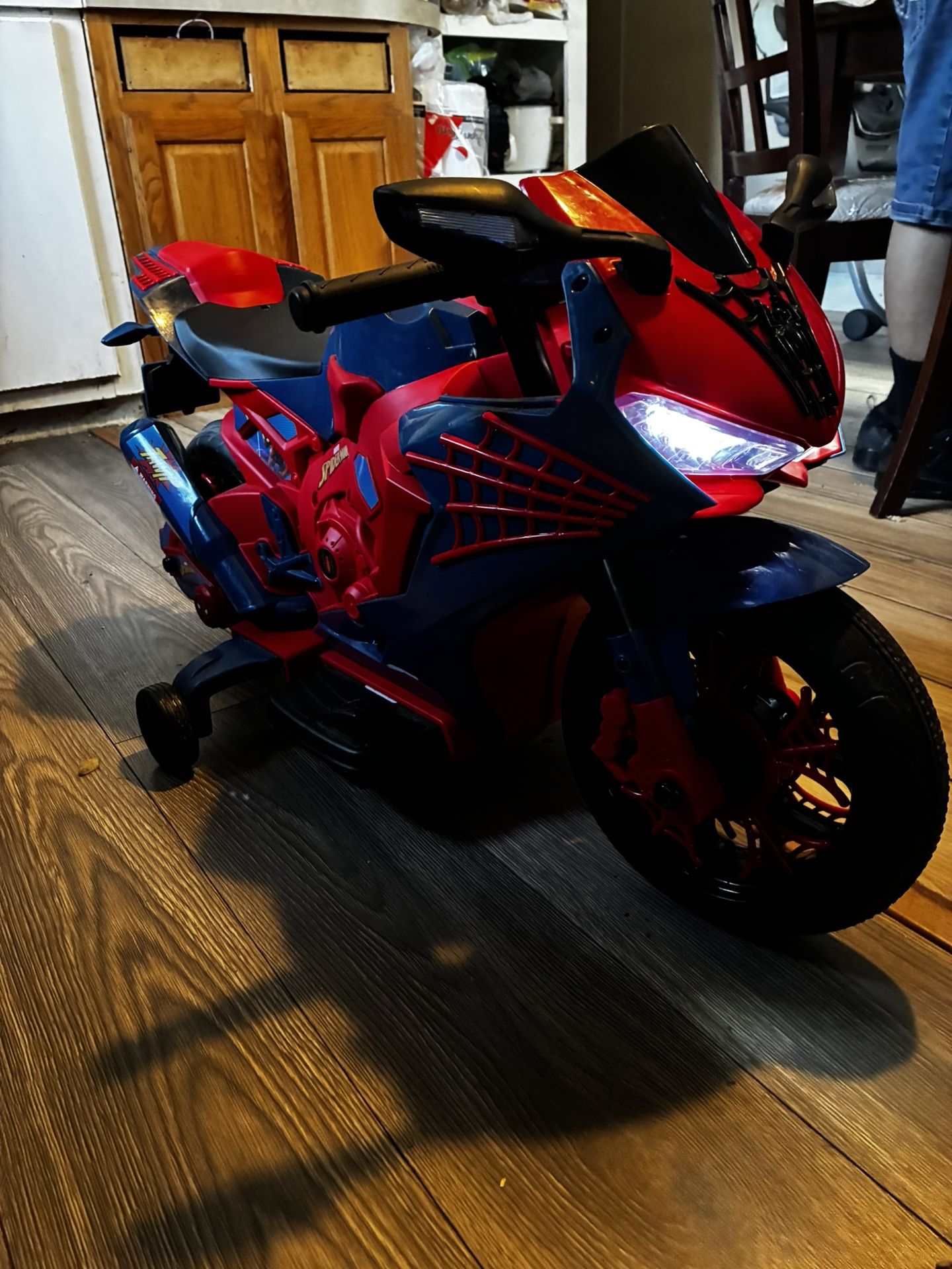 Spiderman Motorcycle For Kids