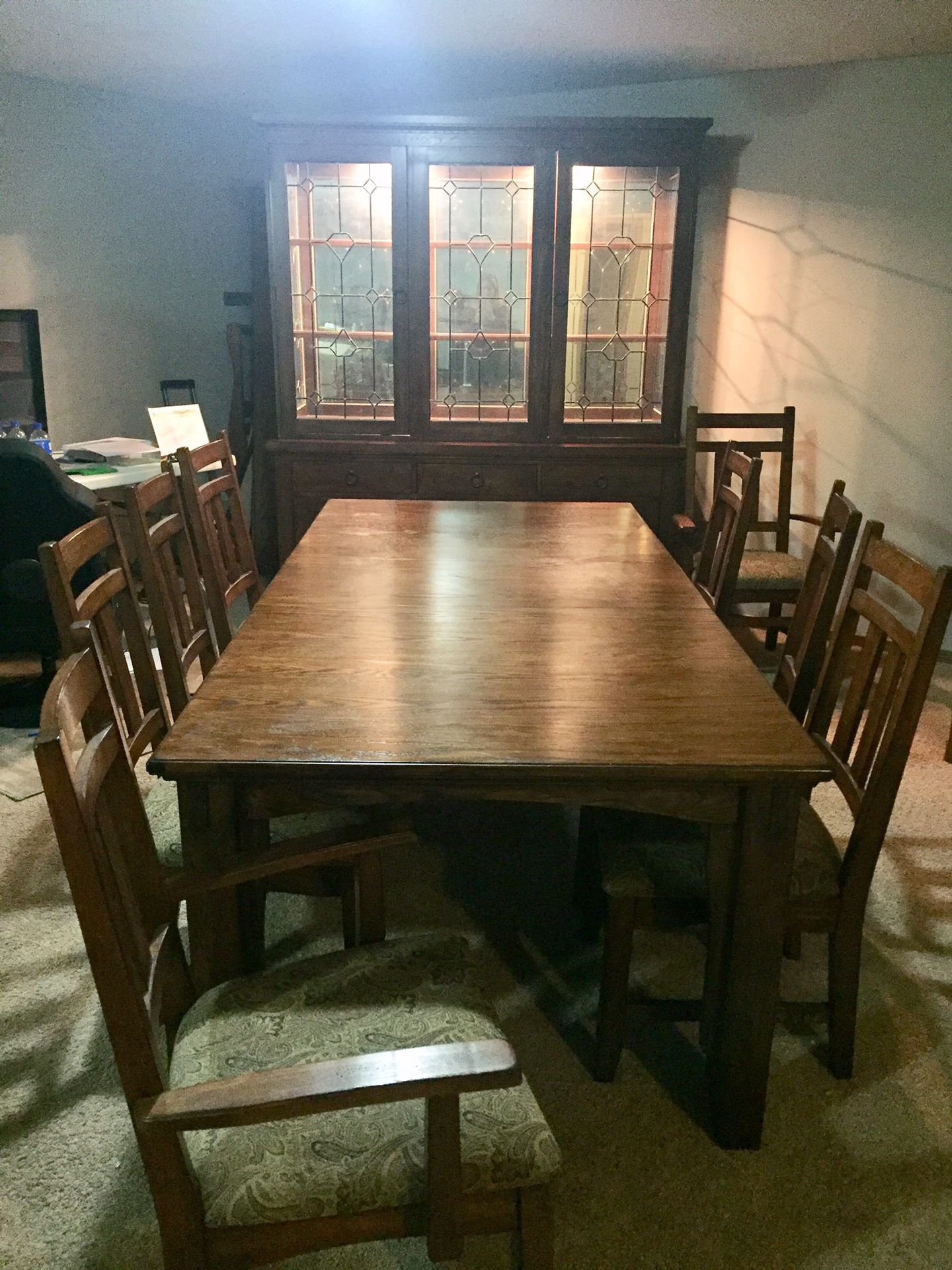 Dining Room Set and Hutch FINAL REDUCED PRICE