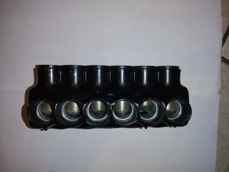 Polaris Splicing Connector 500MCM To 4AWG , 6-Port, 600volt CuAl, IPLD 500-6